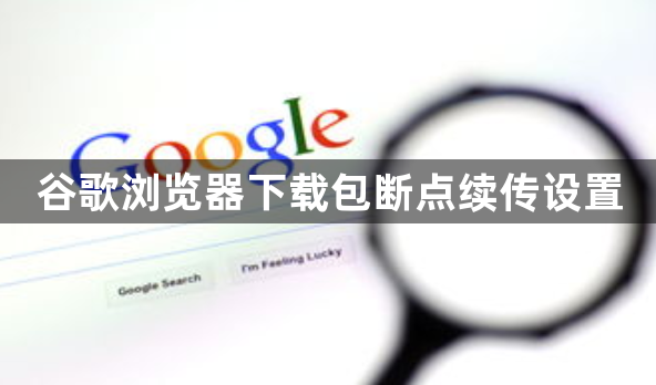 谷歌浏览器下载包断点续传设置1