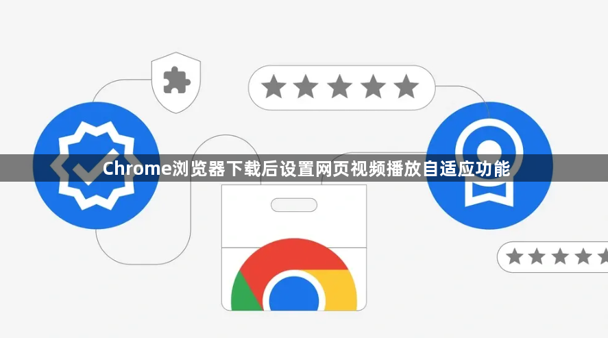Chrome浏览器下载后设置网页视频播放自适应功能1