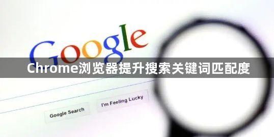 Chrome浏览器提升搜索关键词匹配度1