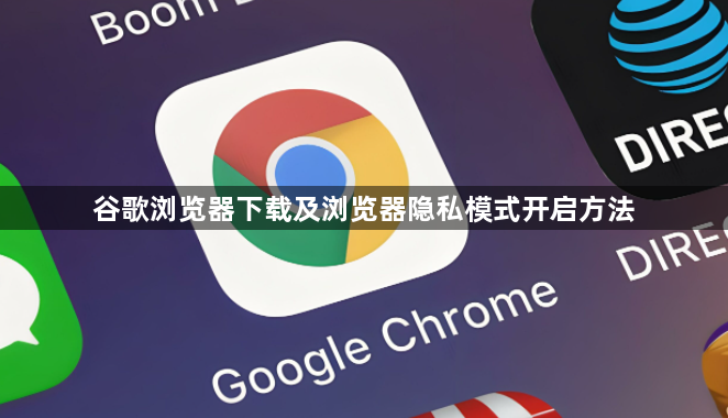 谷歌浏览器下载及浏览器隐私模式开启方法1