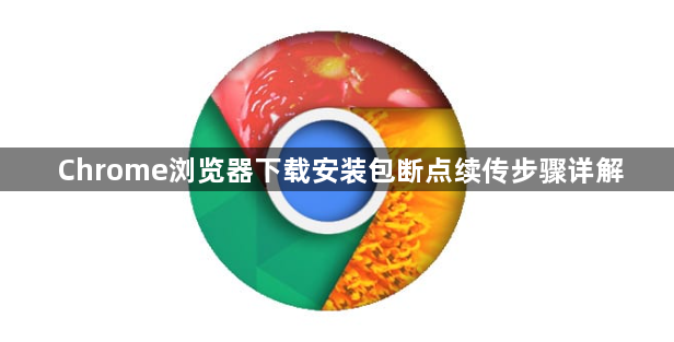 Chrome浏览器下载安装包断点续传步骤详解1