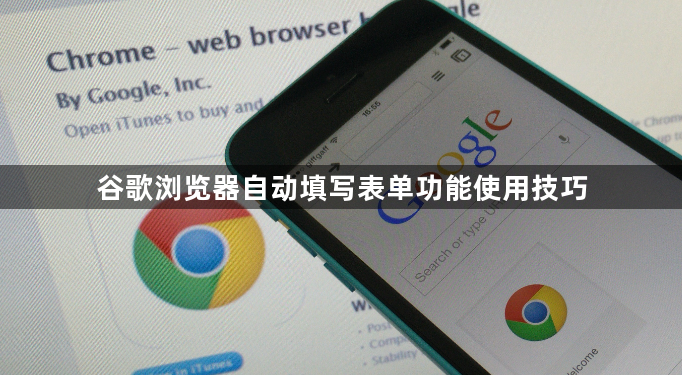 谷歌浏览器自动填写表单功能使用技巧1