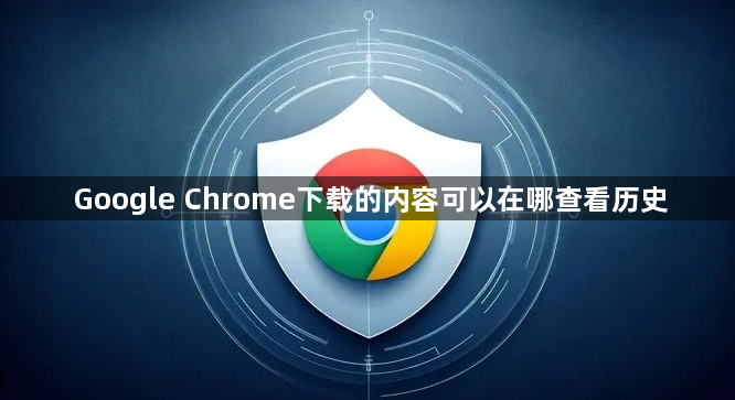 Google Chrome下载的内容可以在哪查看历史1
