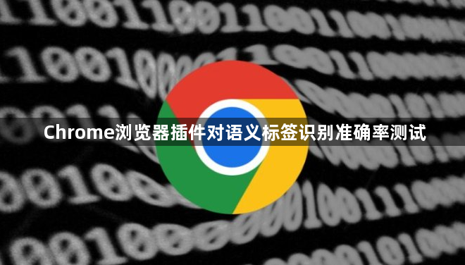 Chrome浏览器插件对语义标签识别准确率测试1
