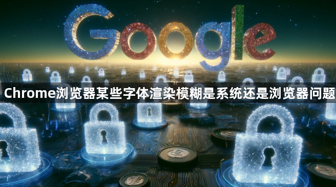 Chrome浏览器某些字体渲染模糊是系统还是浏览器问题1