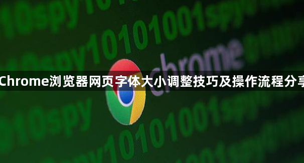 Chrome浏览器网页字体大小调整技巧及操作流程分享1