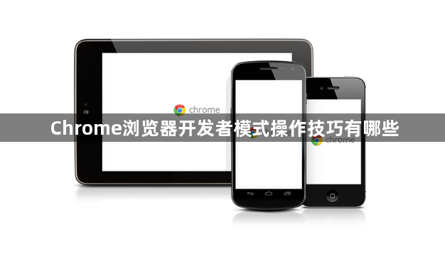 Chrome浏览器开发者模式操作技巧有哪些1