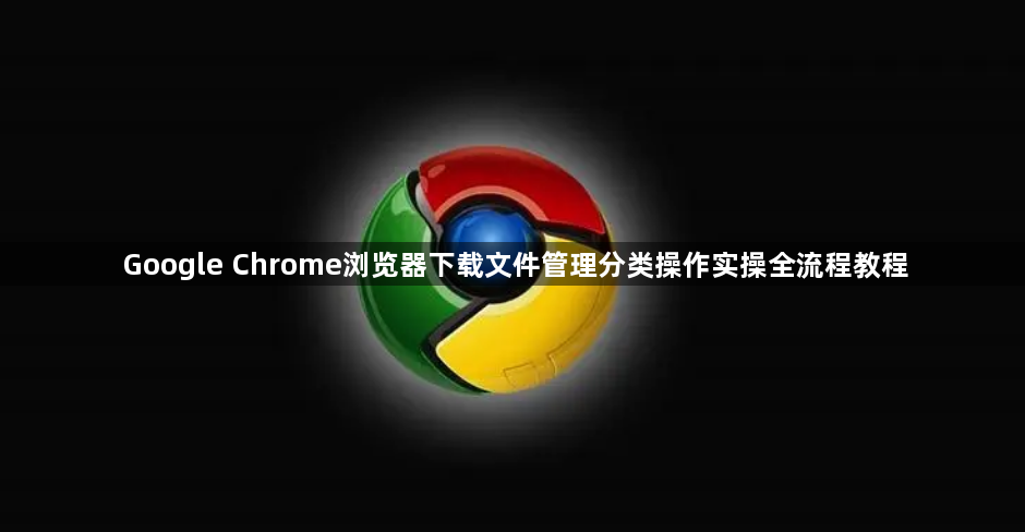Google Chrome浏览器下载文件管理分类操作实操全流程教程1