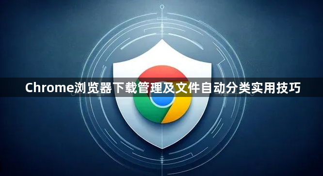 Chrome浏览器下载管理及文件自动分类实用技巧1