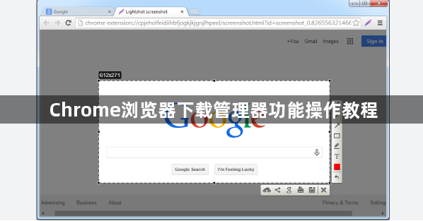 Chrome浏览器下载管理器功能操作教程1