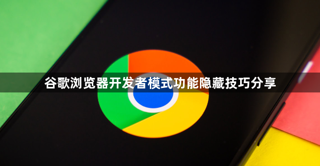 谷歌浏览器开发者模式功能隐藏技巧分享1