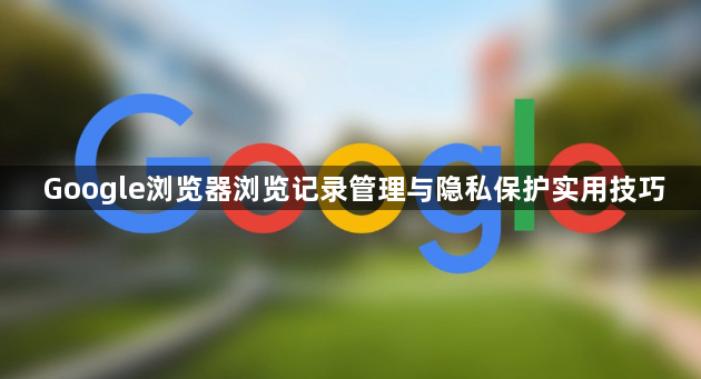 Google浏览器浏览记录管理与隐私保护实用技巧1