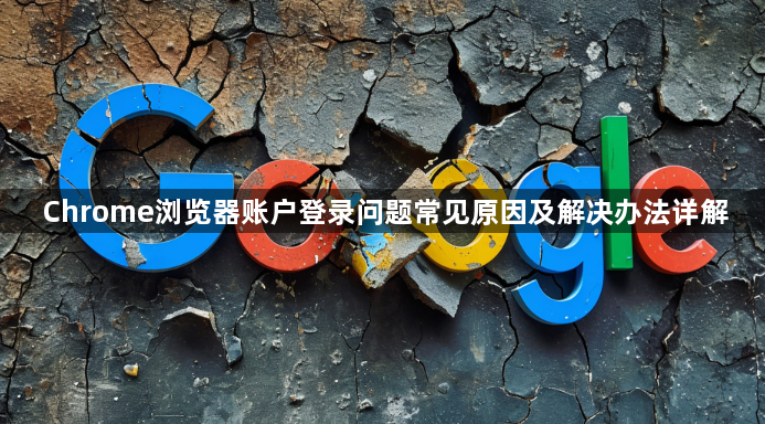 Chrome浏览器账户登录问题常见原因及解决办法详解1