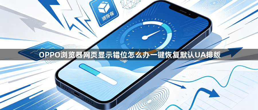 OPPO浏览器网页显示错位怎么办一键恢复默认UA排版1