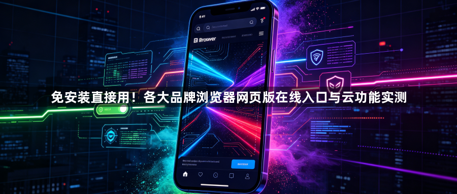 免安装直接用!各大品牌浏览器网页版在线入口与云功能实测1