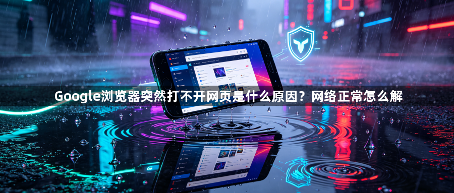 Google浏览器突然打不开网页是什么原因?网络正常怎么解1