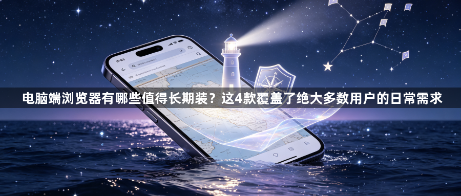 电脑端浏览器有哪些值得长期装?这4款覆盖了绝大多数用户的日常需求1