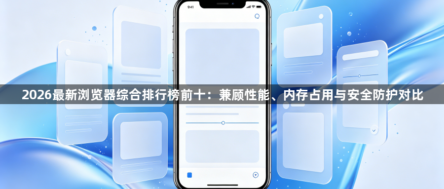 2026最新浏览器综合排行榜前十:兼顾性能、内存占用与安全防护对比1