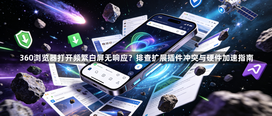 360浏览器打开频繁白屏无响应?排查扩展插件冲突与硬件加速指南1