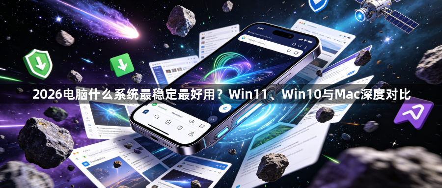 2026电脑什么系统最稳定最好用?Win11、Win10与Mac深度对比1