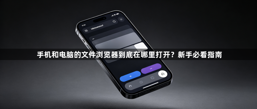 手机和电脑的文件浏览器到底在哪里打开?新手必看指南1