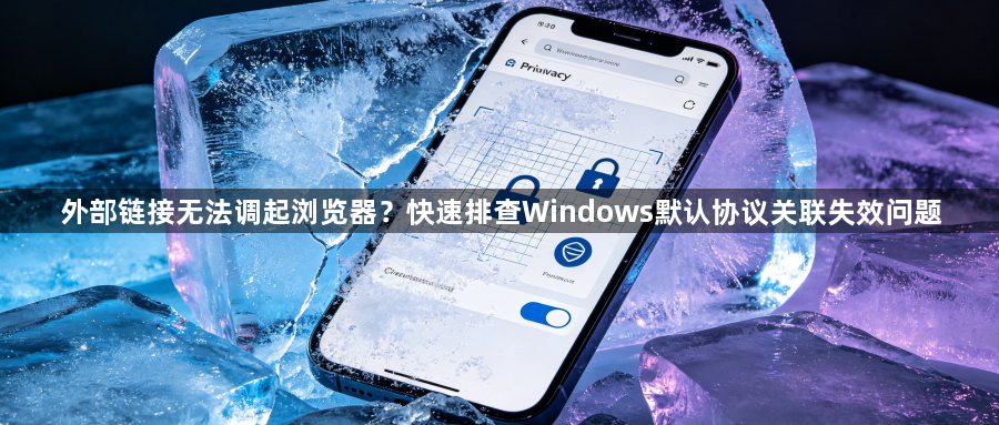 外部链接无法调起浏览器？快速排查Windows默认协议关联失效问题1