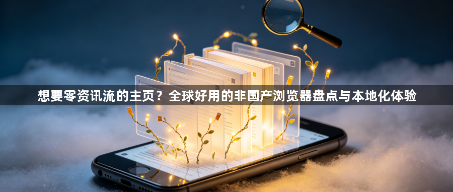 想要零资讯流的主页？全球好用的非国产浏览器盘点与本地化体验1